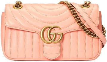 Women's Marmont Small Shoulder Bag in Peach.chic | 443497AABZE