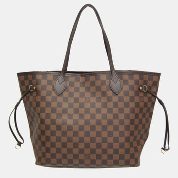 Brown Canvas MM Neverfull Tote