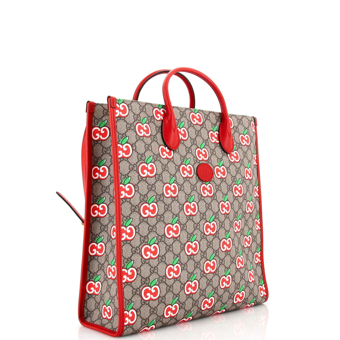 Interlocking G Tote Printed EC Coated Canvas Vertical