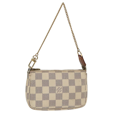 Louis Vuitton Mini Pochette Accessoires  Canvas Clutch Bag