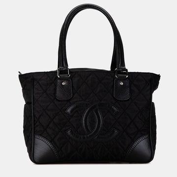 Quilted Nylon Paris-New York Line Tote