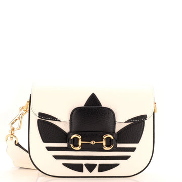 GUCCI x Adidas Horsebit 1955 Shoulder Bag Leather Mini