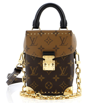 Camera Box NM Handbag Studded Reverse Monogram Canvas