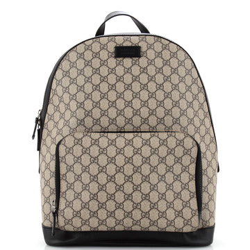 Zip Pocket Backpack EC Coated Canvas Medium