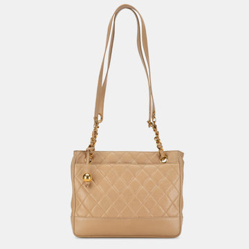 Quilted Lambskin Shoulder Bag