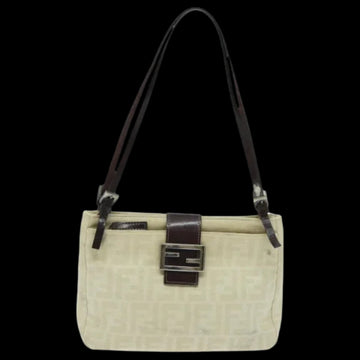 Beige Canvas Fendi Baguette Mamma