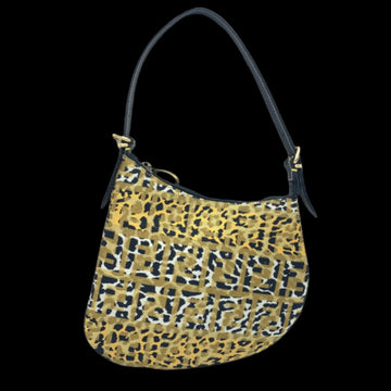Beige Canvas Fendi Crossbody Bag
