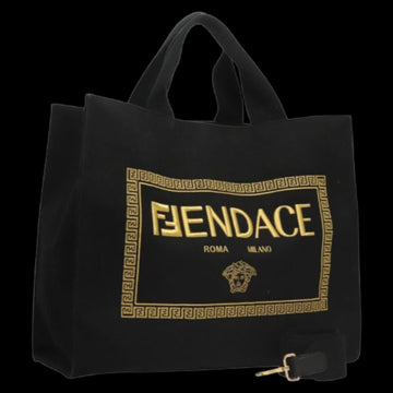Black Canvas Fendi Tote