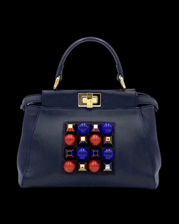Black Fabric Fendi Peekaboo