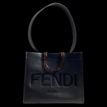 Black Leather Fendi Tote