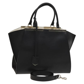 Black Leather Fendi Tote