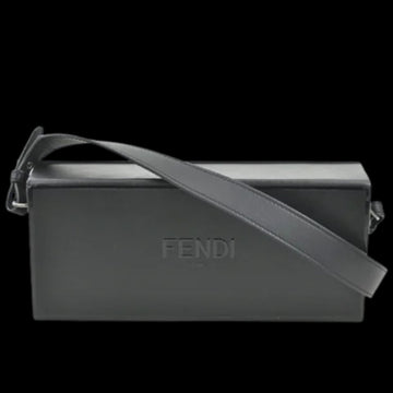 Black Leather Fendi Crossbody Bag