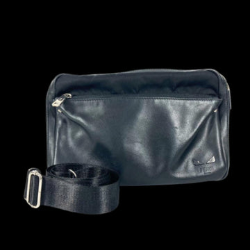 Black Leather Fendi Crossbody Bag
