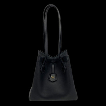 Black Leather Fendi Shoulder Bag