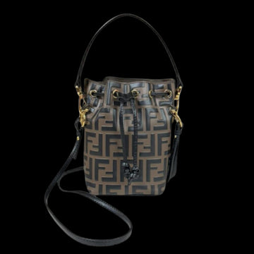Black Leather Fendi Crossbody Bag