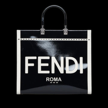 Black Leather Fendi Tote