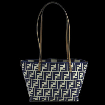 Blue Canvas Fendi Tote