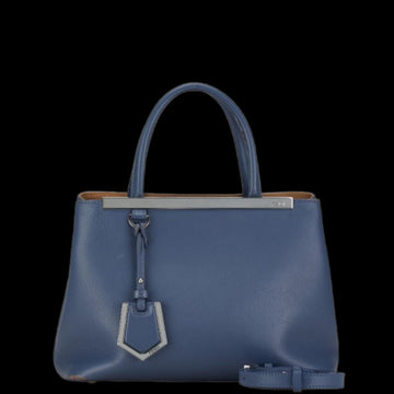 Blue Leather Fendi Handbag