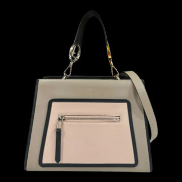 Blue Leather Fendi Shoulder Bag