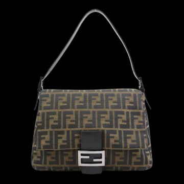 Brown Canvas Fendi Baguette Mamma