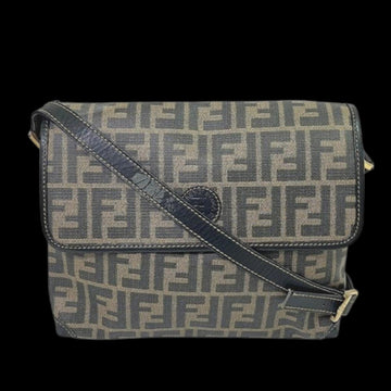 Brown Canvas Fendi Crossbody Bag
