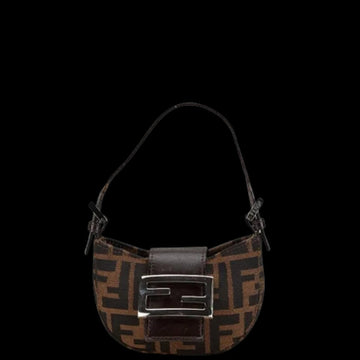 Brown Canvas Fendi Handbag