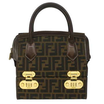 Brown Canvas Fendi Handbag