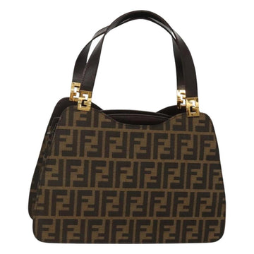 Brown Canvas Fendi Handbag