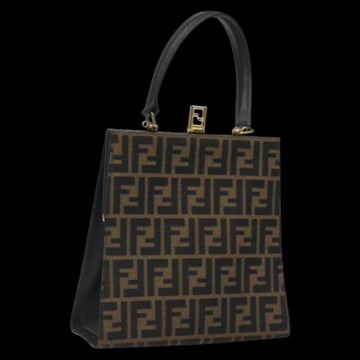 Brown Canvas Fendi Handbag