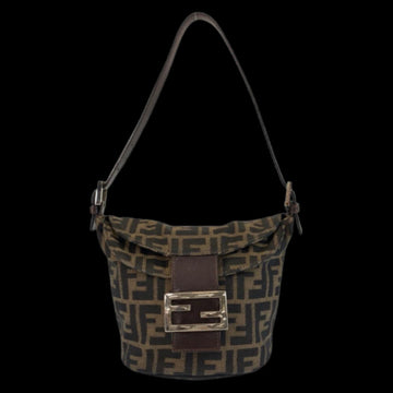 Brown Canvas Fendi Mamma Bag
