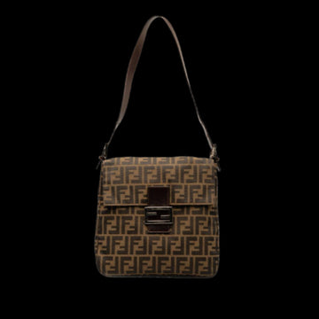 Brown Canvas Fendi Mamma Bag