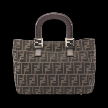 Brown Canvas Fendi Tote