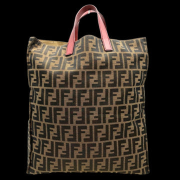 Brown Canvas Fendi Tote