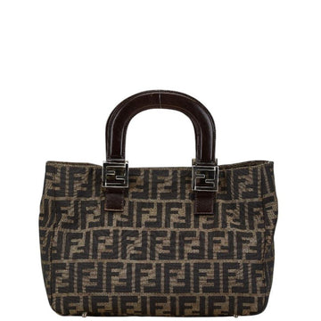 Brown Canvas Fendi Tote