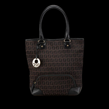 Brown Canvas Fendi Tote