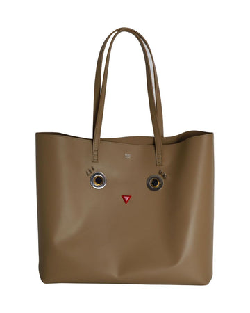 Brown Leather Fendi Tote