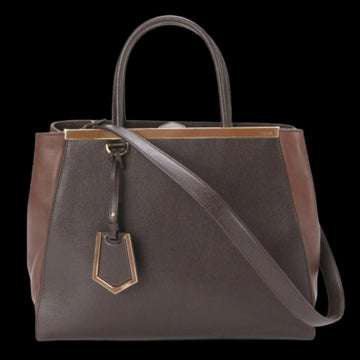 Brown Leather Fendi Handbag