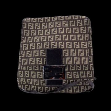 Brown Leather Fendi Crossbody Bag