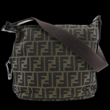 Brown Nylon Fendi Shoulder Bag