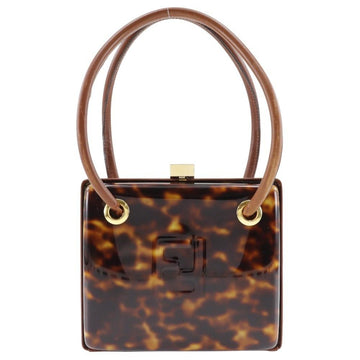 Brown Plastic Fendi Handbag