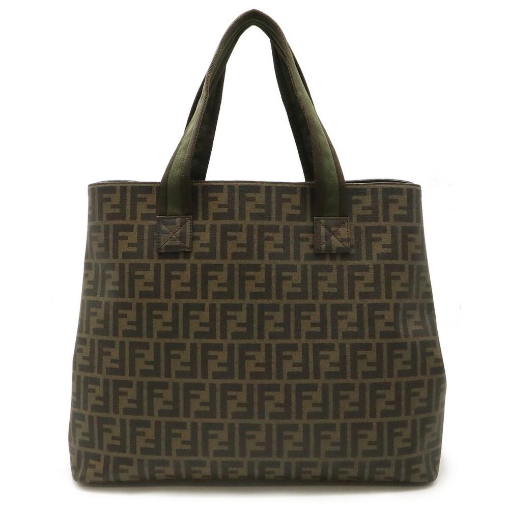 Brown Plastic Fendi Tote