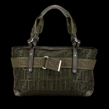 Green Nylon Fendi Handbag