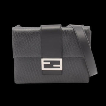 Grey Leather Fendi Baguette