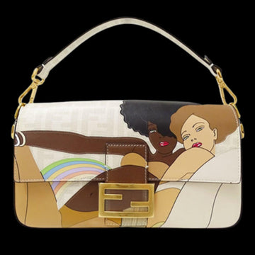 Multicolor Fabric Fendi Baguette