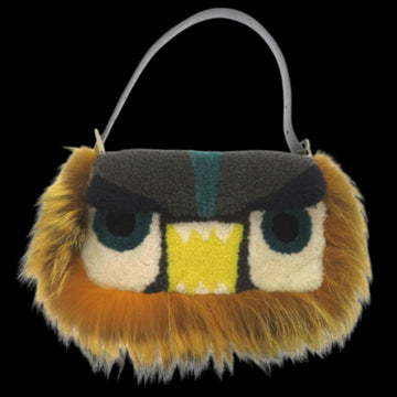 Multicolor Faux Fur Fendi Handbag