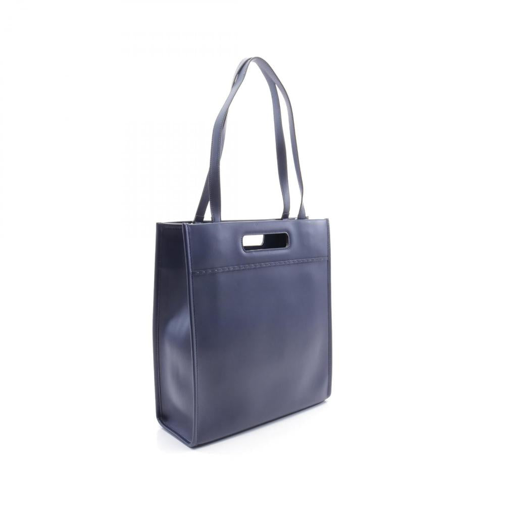 Navy Leather Fendi Tote