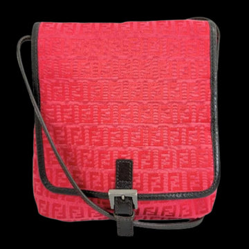 Pink Canvas Fendi Crossbody Bag