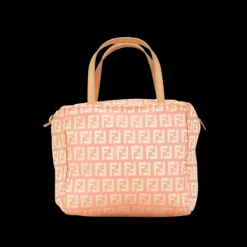 Pink Canvas Fendi Handbag