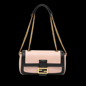 Pink Leather Fendi Baguette