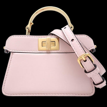 Pink Leather Fendi Peekaboo